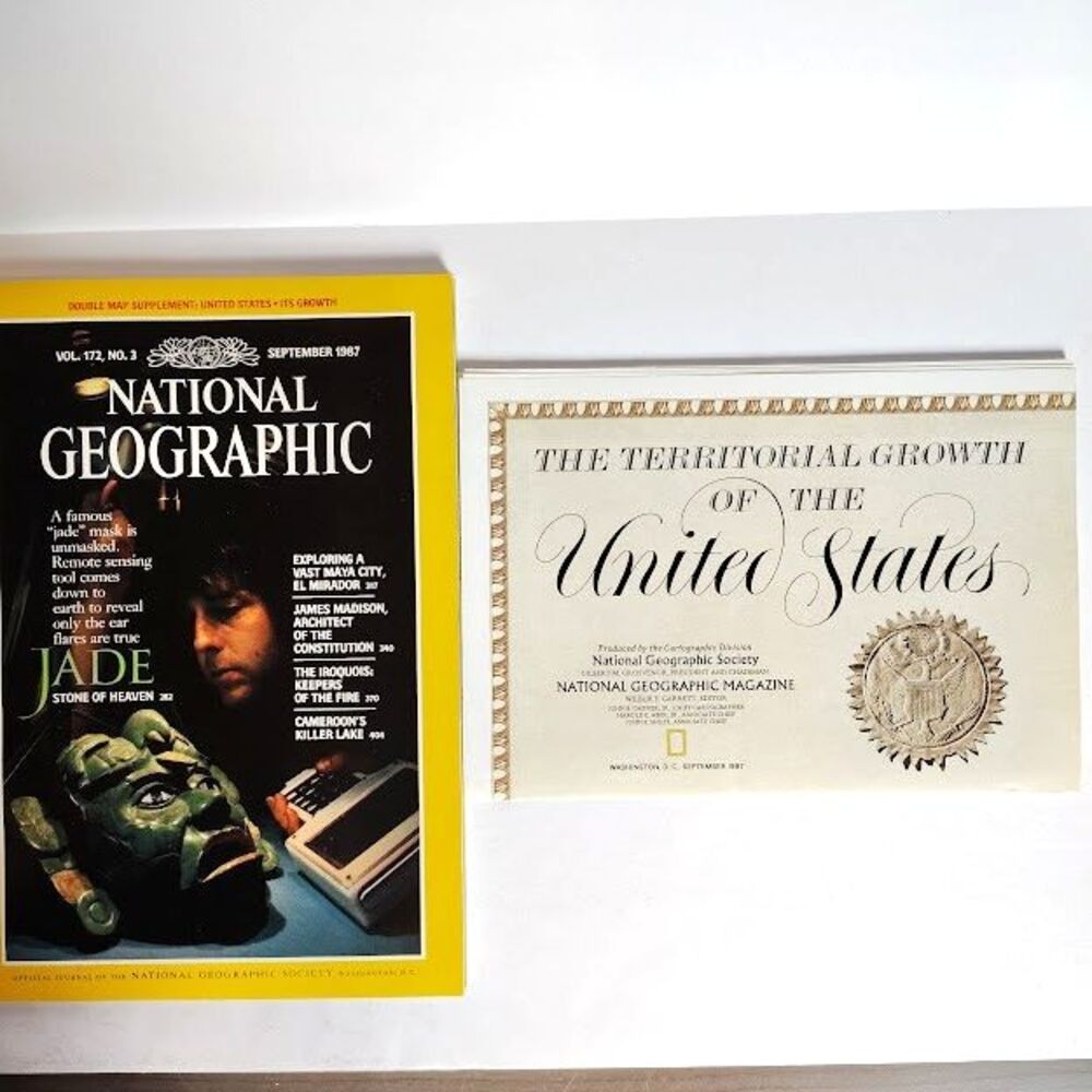 National Geographic Magazine September 1987 Jade Stone of Heaven Vol 172 No 3
